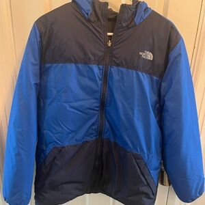 The North Face Boys reversible jacket.